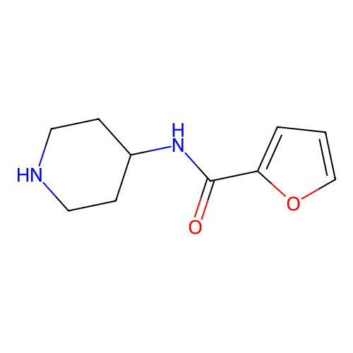 N-piperidin-4-ylfuran-2-carboxamide structure