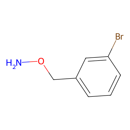 O-[(3-bromophenyl)methyl]hydroxylamine structure