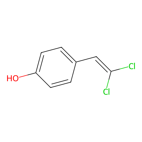 Phenol, 4-(2,2-dichloroethenyl)- structure