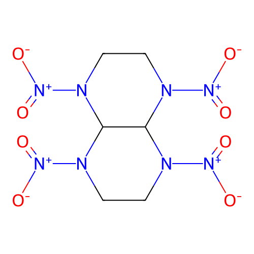 1,4,5,8-Tetranitro-1,4,5,8-tetraazadecalin structure