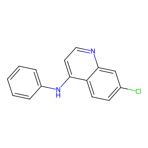 7-chloro-N-phenylquinolin-4-amine structure