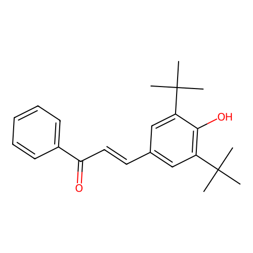 2-Propen-1-one, 4-(3,5-bis(1,1-dimethylethyl)-4-hydroxyphenyl)-1-phenyl- structure