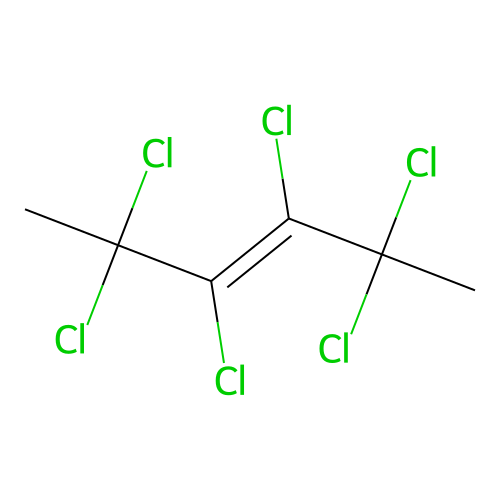 2,2,3,4,5,5-Hexachloro-3-hexene structure