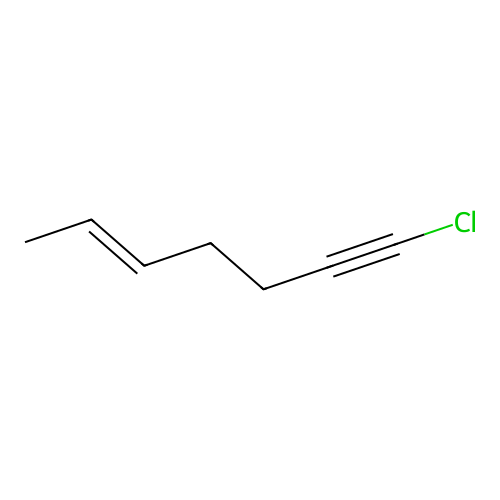 1-Chlorohept-1-yne-5-ene structure