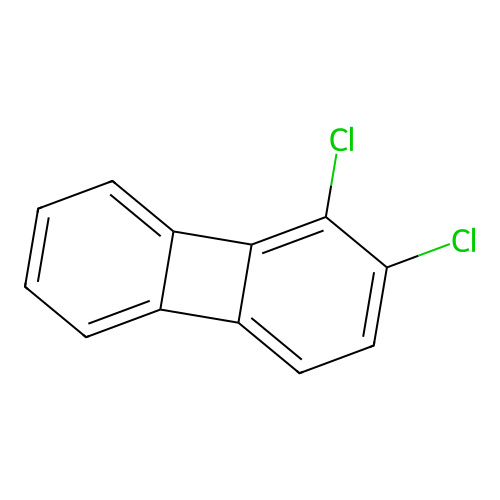 Biphenylene, dichloro- structure