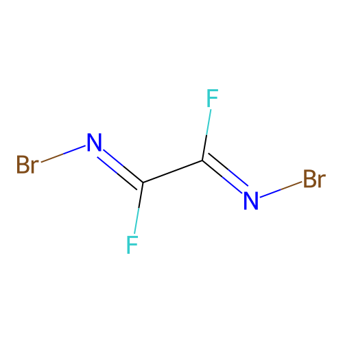 N,Na(2)-Dibromoethanediimidoyl difluoride structure