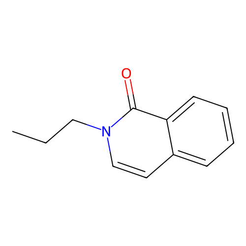 2-propylisoquinolin-1(2H)-one structure