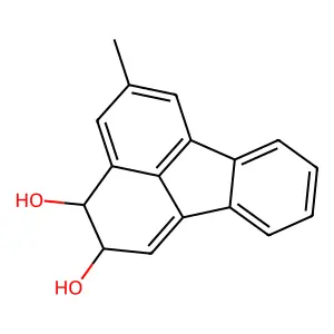 2-Methyl-4,5-dihydro-4,5-fluoranthenediol structure