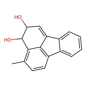 3-Methyl-4,5-dihydro-4,5-fluoranthenediol structure