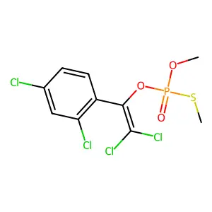 C10H9Cl4O3PS structure