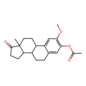 Estra-1,3,5(10)-trien-17-one, 3-(acetyloxy)-2-methoxy- structure