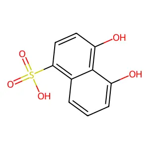 1-Naphthalenesulfonic acid, 4,5-dihydroxy- structure