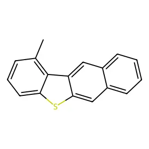 Benzo(b)naphtho(2,3-d)thiophene, 1-methyl- structure