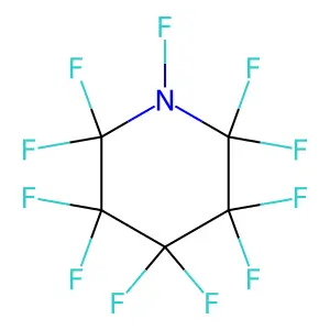 Undecafluoropiperidine structure