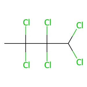 1,1,2,2,3,3-Hexachlorobutane structure