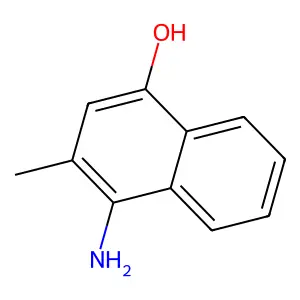 4-氨基-3-甲基-1-萘酚 structure