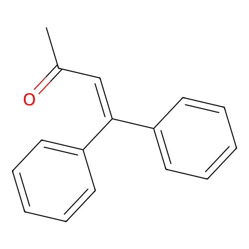 4,4-Diphenyl-3-buten-2-one structure