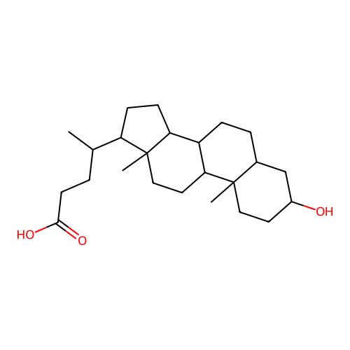 石胆酸 structure
