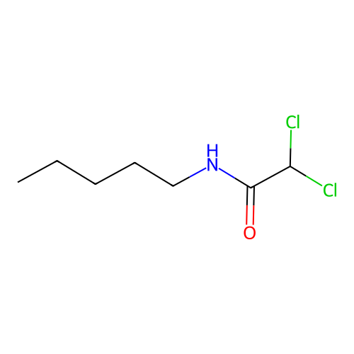 2,2-dichloro-N-pentylacetamide structure