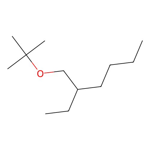 3-((1,1-Dimethylethoxy)methyl)heptane structure