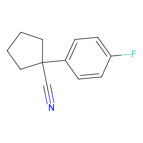 1-(4-Fluorophenyl)cyclopentanecarbonitrile structure