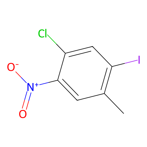 4-Chloro-6-iodo-3-nitrotoluene structure