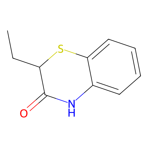2-Ethyl-4H-benzo(1,4)thiazin-3-one structure
