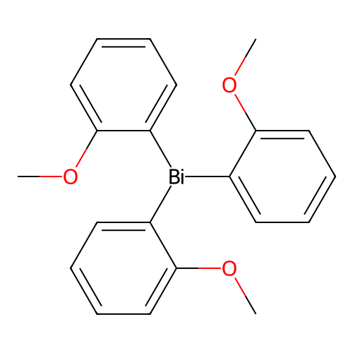 Tris(2-methoxyphenyl)bismuthine structure