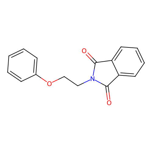 2-(2-phenoxyethyl)-1H-isoindole-1,3(2H)-dione structure