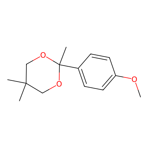 2-(4-Methoxyphenyl)-2,5,5-trimethyl-1,3-dioxane structure