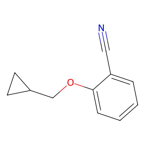 2-(Cyclopropylmethoxy)benzonitrile structure