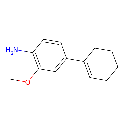 4-(Cyclohex-1-en-1-yl)-2-methoxyaniline structure