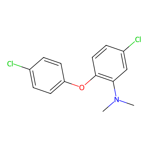 5-Chloro-2-(4-chlorophenoxy)-N,N-dimethylaniline structure