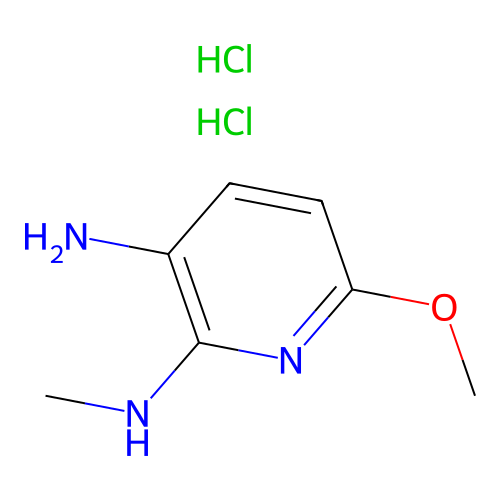 6-Methoxy-2-methylamino-3-aminopyridine dihydrochloride structure