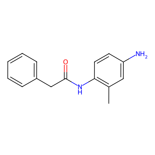 N-(4-amino-2-methylphenyl)-2-phenylacetamide structure