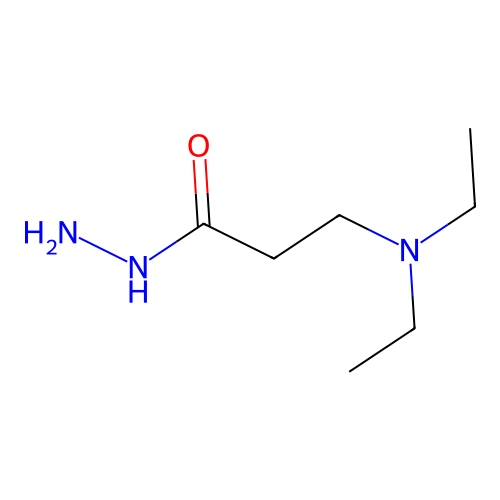 3-(Diethylamino)propanehydrazide structure