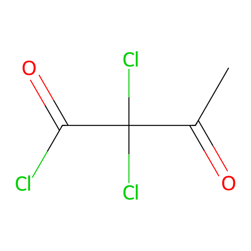 2,2-Dichloro-3-oxobutyryl chloride structure