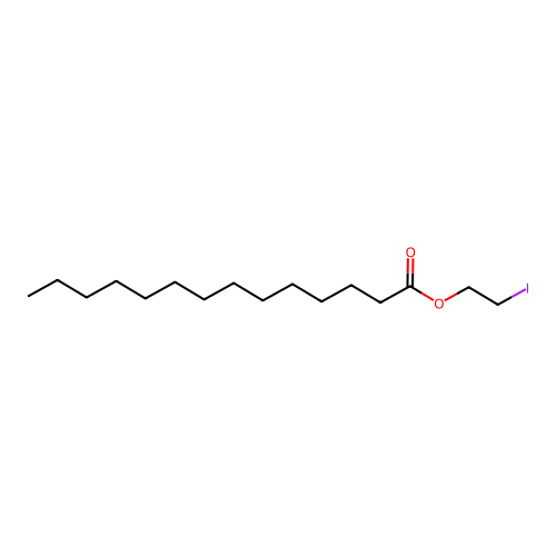 2-Iodoethyl myristate structure