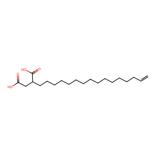 Hexadec-15-enylsuccinic acid structure