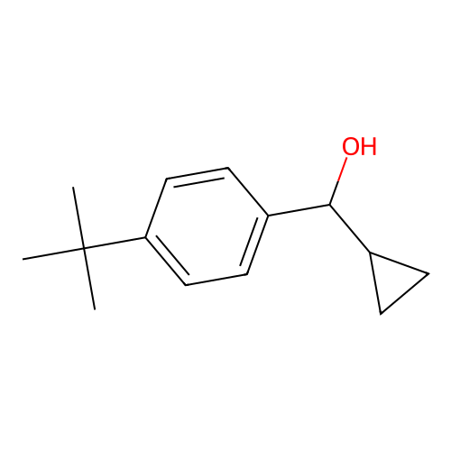 4-tert-Butyl-alpha-cyclopropylbenzyl alcohol structure