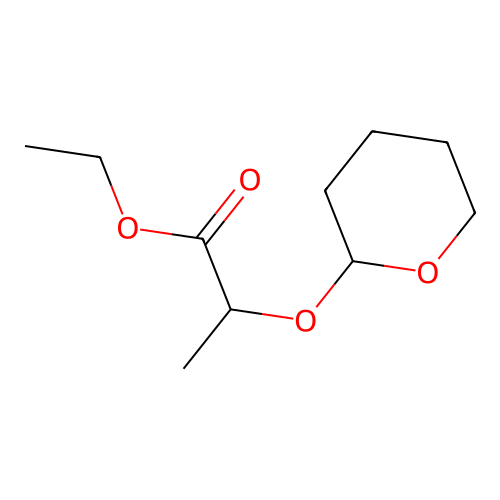 Ethyl 2-(oxan-2-yloxy)propanoate structure