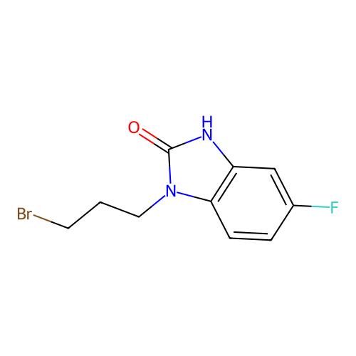 1-(3-Bromopropyl)-5-fluoro-1,3-dihydro-2H-benzimidazol-2-one structure