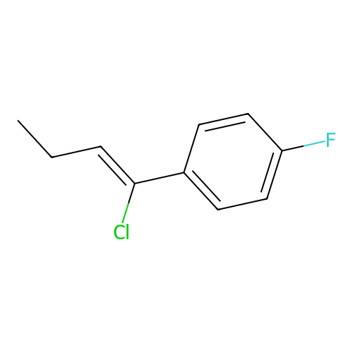 1-(1-Chloro-1-buten-1-yl)-4-fluorobenzene structure