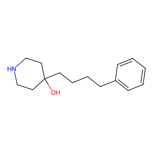 4-(4-Phenylbutyl)piperidin-4-ol structure
