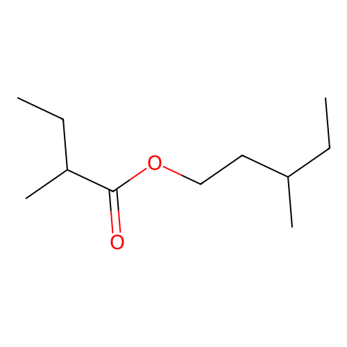 3-Methylpentyl 2-methylbutyrate structure