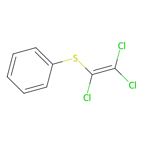 [(Trichloroethenyl)sulfanyl]benzene structure