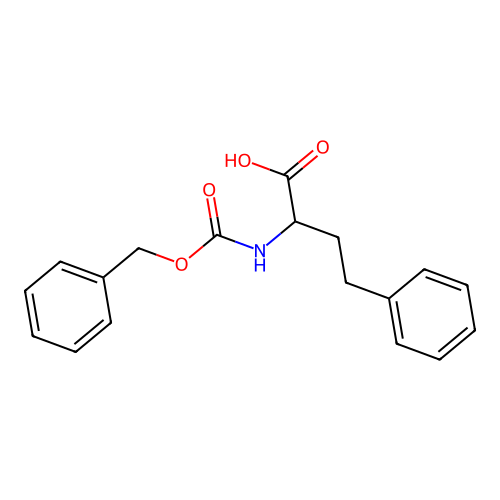 2-{[(Benzyloxy)carbonyl]amino}-4-phenylbutanoic acid structure
