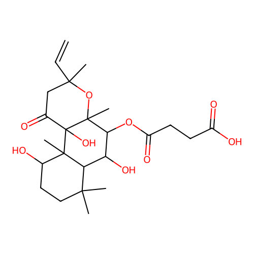 7-Deacetyl-7-O-hemisuccinyl-Forskolin structure