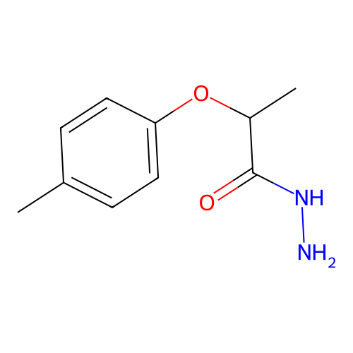 2-(4-Methylphenoxy)propanohydrazide structure
