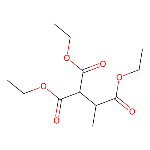 Triethyl propane-1,1,2-tricarboxylate structure